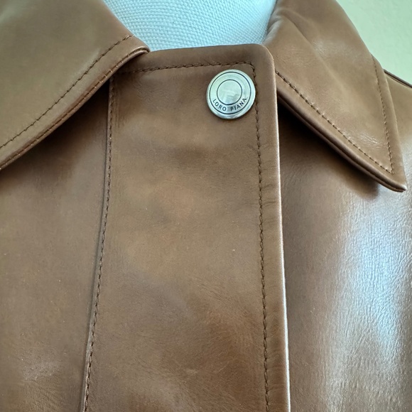 Loro Piana Roldan Soft Calf Leather Bomber Jacket - Picture 8 of 16